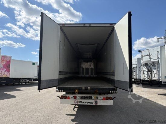 Low loader semitrailer KRONE KüHLAUFLIEGER,  THERMO KING SLXI 400, DOPPELSTOCK, SAF-ACHSEN