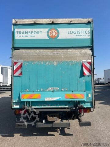 Flatbed truck with tarp VOLVO FL 240 4X2R, PLANE, MANUAL, E4, LADEBORDWAND,