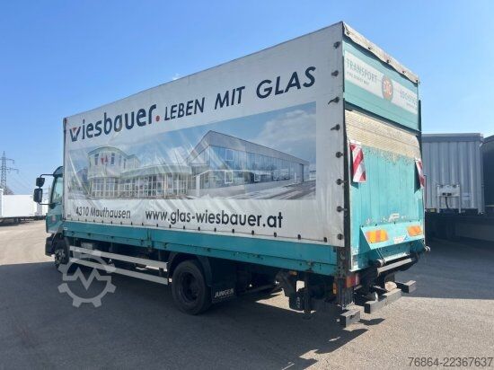 Flatbed truck with tarp VOLVO FL 240 4X2R, PLANE, MANUAL, E4, LADEBORDWAND,