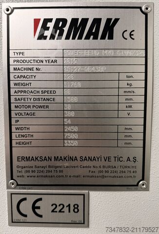 Abkantpresse Ermak Power-Bend PRO 6100 x 320