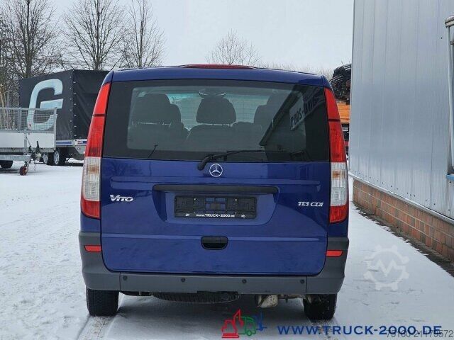 Abrollkipper Transporter Mercedes-Benz Vito 113 CDI Lang 9 Sitzer 2xKlima Standheizung