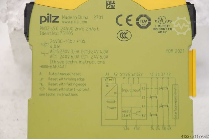 Sicherheitsrelais pilz PNOZ s5 C