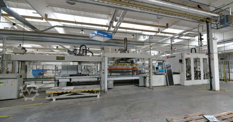 Feed-through veneer press Sergiani LAS Plus