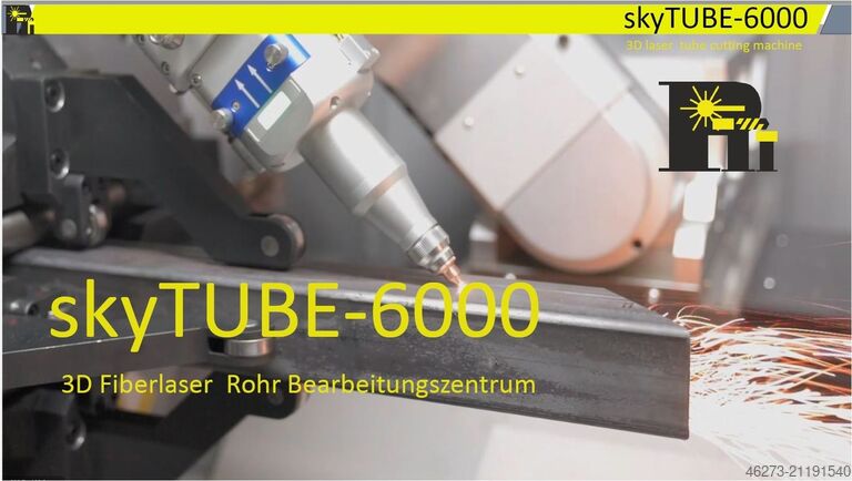 Rohr und Profil Laserschneidmaschine PFEIFER technology & innovation Plauen D skyTUBE Pro 6500  3D RohrLaseranlage 6kW