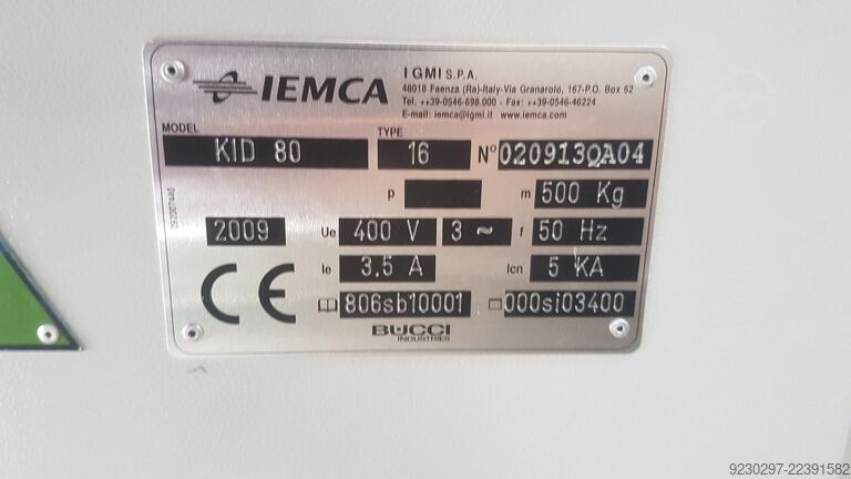 Bar feeder IEMCA Kid 80 +