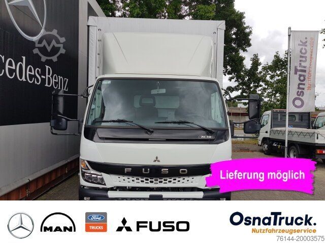 Curtain sider van MITSUBISHI 7C18 Pritsche/Plane/LBW Klima,Schiebeplane