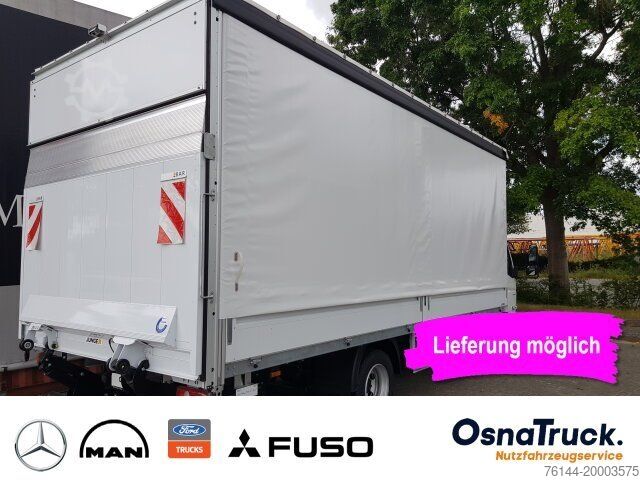 Curtain sider van MITSUBISHI 7C18 Pritsche/Plane/LBW Klima,Schiebeplane