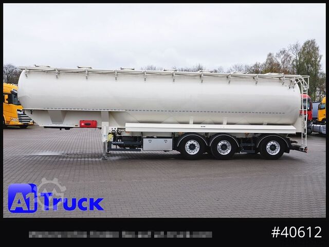 Silo semitrailer FELDBINDER Heitling, SDBH 54, 7 Kammern, Futter Feed Lenkachse, Alufelgen,