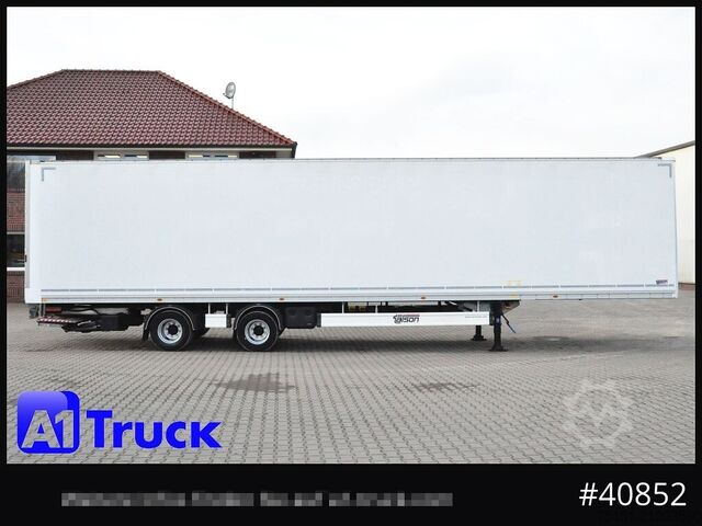 Box semitrailer TALSON F 1520, Möbelkoffer, Lenkachse, Tridec, LBW, verzinkt