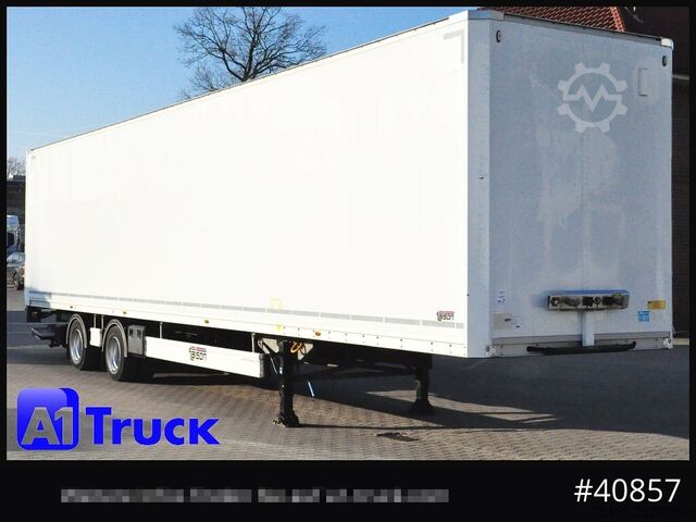 Box semitrailer TALSON F 1520, Möbelkoffer, Lenkachse, Tridec, LBW, verzinkt