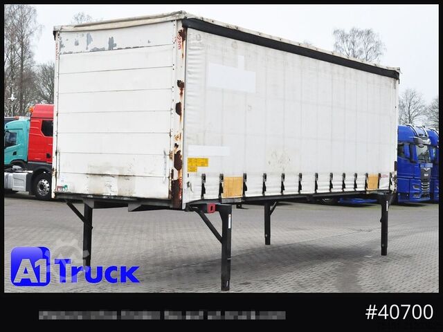 Wechselbrücke mit Pritsche & Plane WECON WPR 745, verzinkt, 2520  innen, Code XL