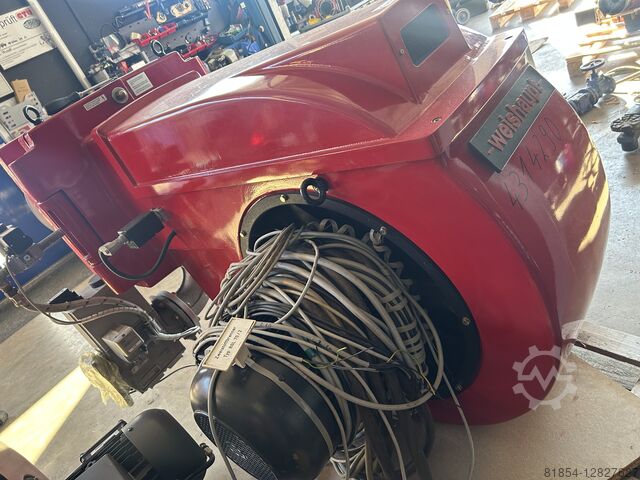 Weishaupt dual fuel burner RGL70,oil+gas,power 10500kw  