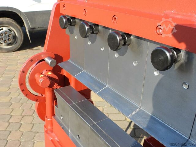 Segmentabkantbank, Abkantbank 2m PROD-MASZ Abkantbank24 Biegemaschine Klavierbank, Abkantbank mit Segmenten 2m