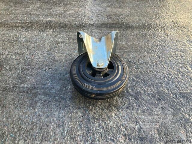 Swivel castor Rollenmaterial: Vollgummi/ Durchmesser Rolle: 125 mm