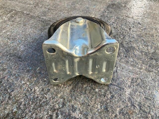Swivel castor Rollenmaterial: Vollgummi/ Durchmesser Rolle: 125 mm