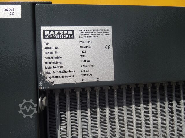 Screw compressor Kaeser CSD102T
