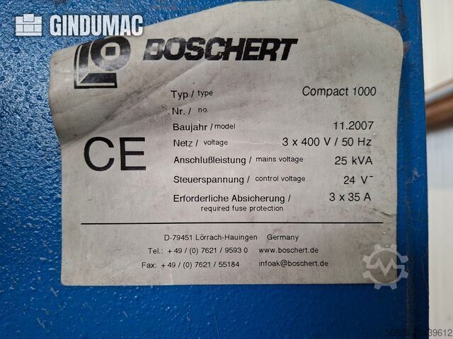 BOSCHERT  COMPACT 1000 BOSCHERT COMPACT 1000