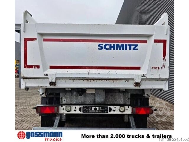 Three-way tipper trailer Schmitz ZKI 18-4.9 Stahlbordwände