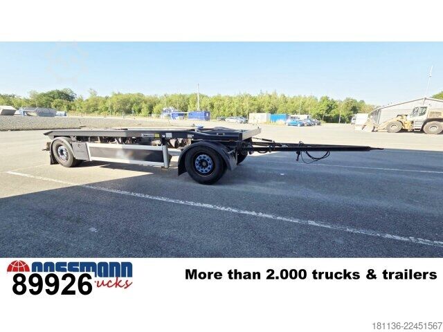 Roll off trailer Hüffermann HAR 18.70 Abrollanhänger