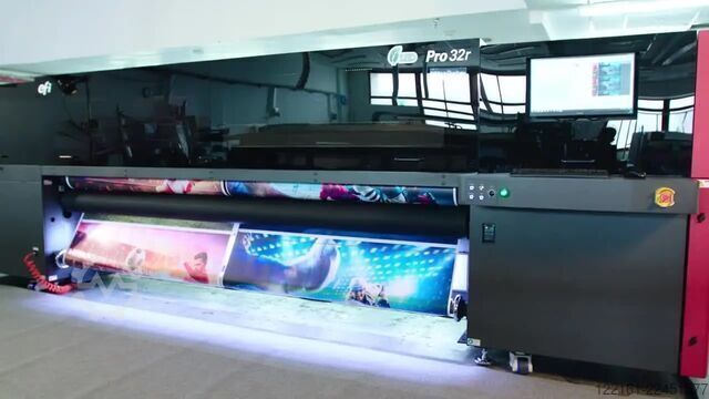 Digital print machine efi Vutek Pro32R + LED Roll Printer full refurbished with warranty
