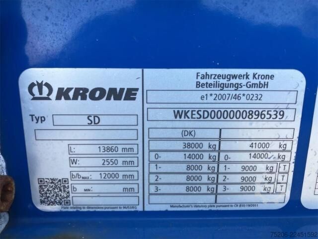 Semitrailer Krone Profi Liner Standard