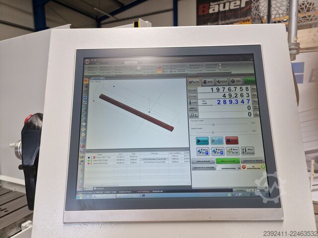 Horizontal machining center Bauer Maschinenbau 94424 Arnstorf Bohrmax Z 30