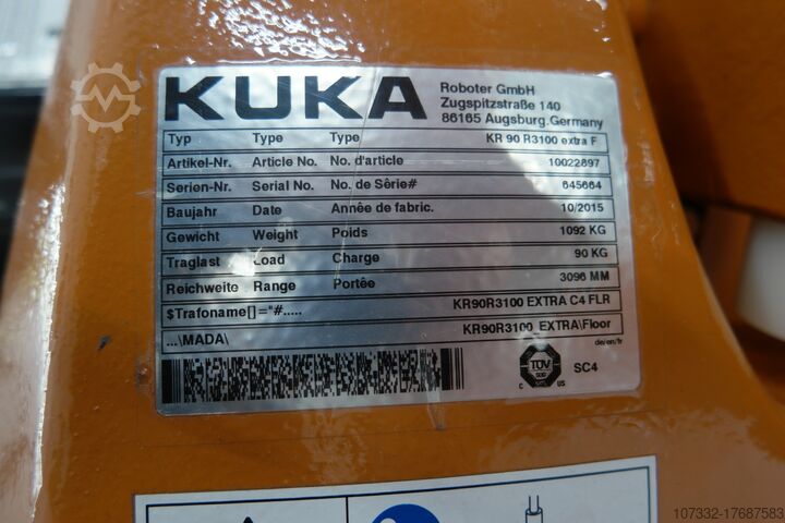 Industrieroboter KUKA KR 90 R3100 extra F