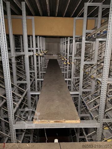 Total capacity for 280 passenger car wheelsets Scholz Regalsysteme Radsatz-Regal