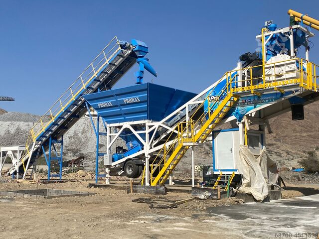 Mobile concrete mixing plant PROMAX Mobile Concrete Mixing Plant 60m3/h