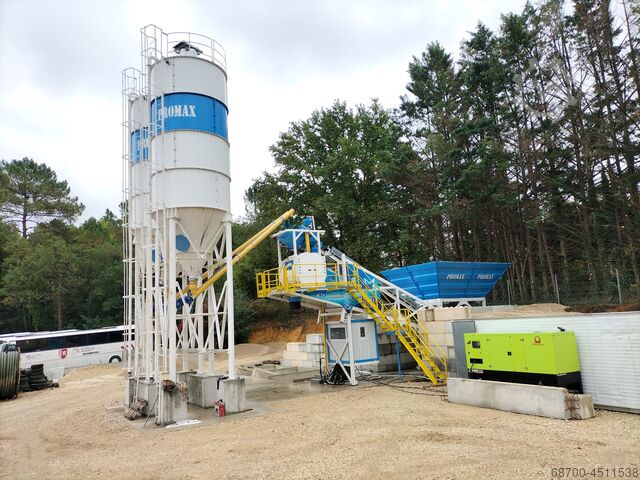Mobile concrete mixing plant PROMAX Mobile Concrete Mixing Plant 60m3/h