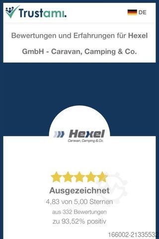 Wohnwagen HOBBY De Luxe 560 KMFe 3-er Etagenbett 2.000 kg