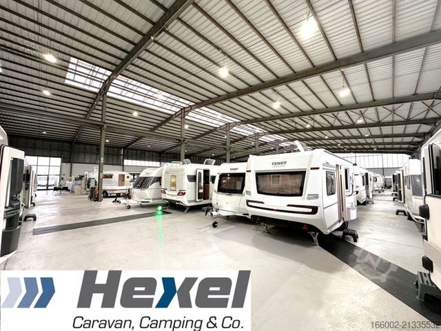 Wohnwagen HOBBY De Luxe 560 KMFe 3-er Etagenbett 2.000 kg