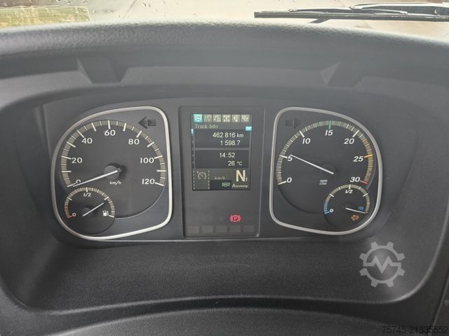 Abschleppwagen MERCEDES-BENZ ATEGO 1527*FASSI KRAN*SCHIEBEPLATEAU*HUBBRILLE