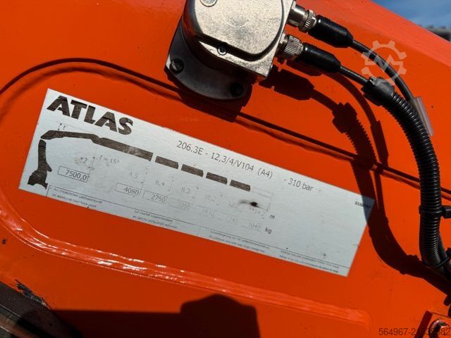 Dreiseitenkipper LKW SCANIA G450 Kipper KRan Atlas 206.3E AHK Bordmatic FUNK