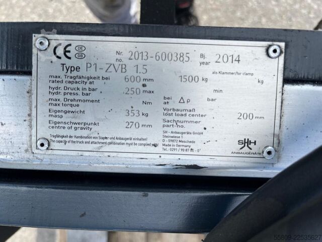 Fork positioners SH P1-ZVB 15/  Serien-Nr:2013-600385