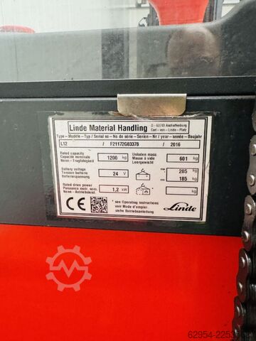 High Lift stacker Linde L 12 kurze Gabel 1000mm