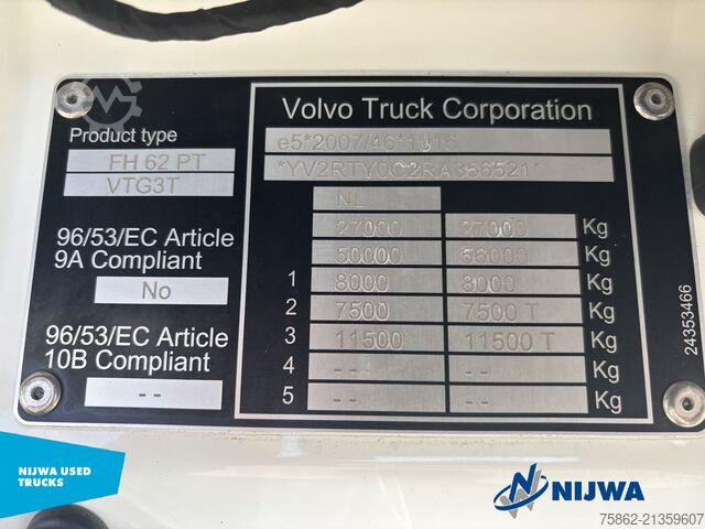 Standard-SZM Volvo FH 460 6x2/4 I-Save + Achteruitrijcamera