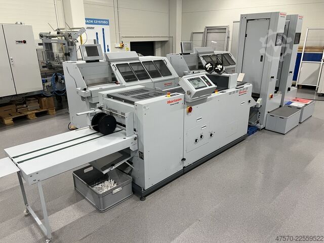 Broschürenfertigungslinie Horizon VAC-600Ha + VAC-600Hc + SPF-200a + FC-200a Booklet Making Line