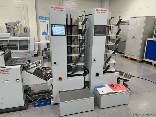 Broschürenfertigungslinie Horizon VAC-600Ha + VAC-600Hc + SPF-200a + FC-200a Booklet Making Line