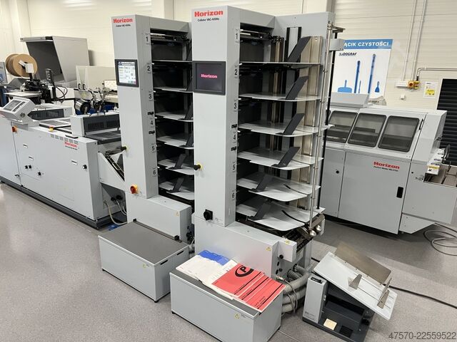 Broschürenfertigungslinie Horizon VAC-600Ha + VAC-600Hc + SPF-200a + FC-200a Booklet Making Line