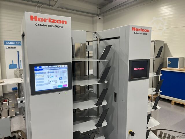 Broschürenfertigungslinie Horizon VAC-600Ha + VAC-600Hc + SPF-200a + FC-200a Booklet Making Line