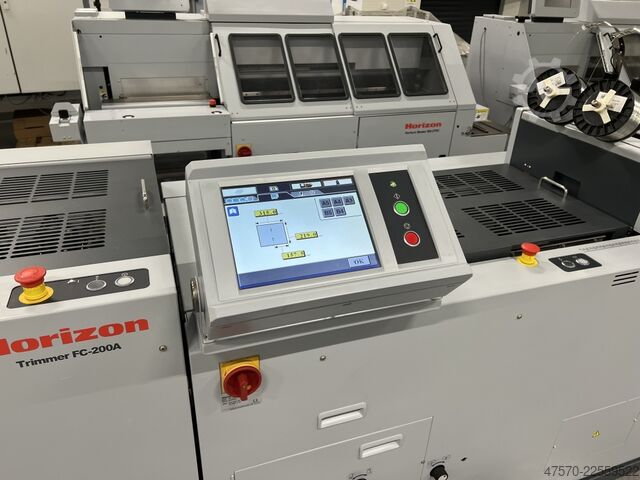 Broschürenfertigungslinie Horizon VAC-600Ha + VAC-600Hc + SPF-200a + FC-200a Booklet Making Line