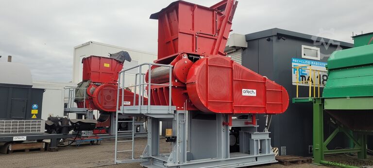 Schlaggranulator, Einwellenschredder, ARTECH Recyclingtechnik SG 80/120 ZL-250
