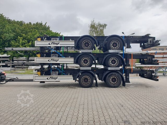 Trailer Swap Chassis Fliegl 2-Achs Wechselanhänger TWP 180 Mega-EL