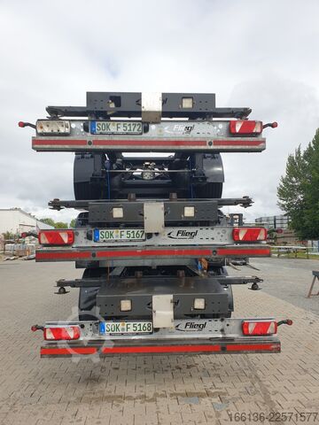 Trailer Swap Chassis Fliegl 2-Achs Wechselanhänger TWP 180 Mega-EL