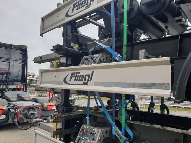 Trailer Swap Chassis Fliegl 2-Achs Wechselanhänger TWP 180 Mega-EL