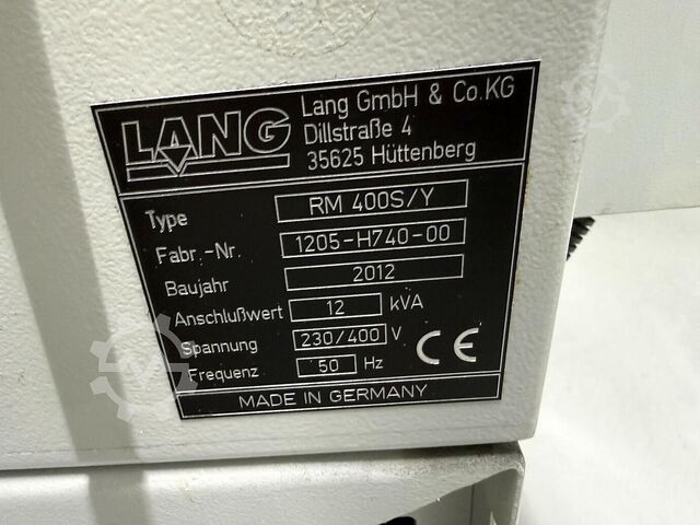 CNC engraving and milling machine LANG RM 400 S/Y