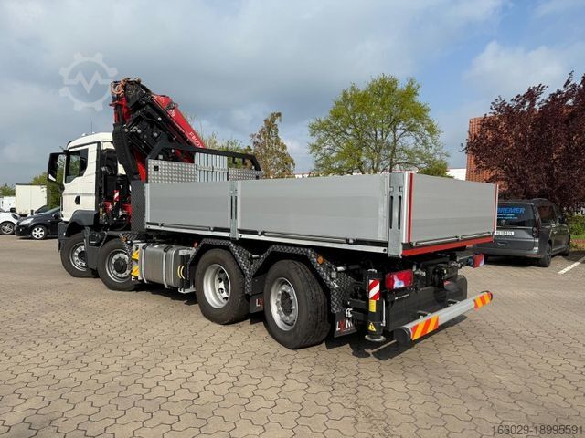Autokran MAN 35.520 8x4 Kran Fassi F800, OHNE ABSTĂśTZĂśBERWACH