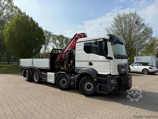 Truck mounted crane MAN 35.520 8x4 Kran Fassi F800, OHNE ABSTÜTZÜBERWACH