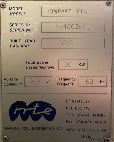 CNC Bettfräsmaschine MTE Kompakt Plus
